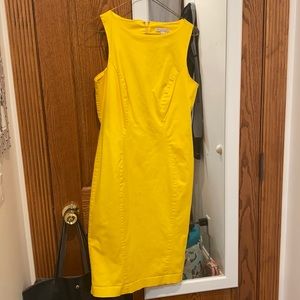 Yellow Eva mendes dress size 6